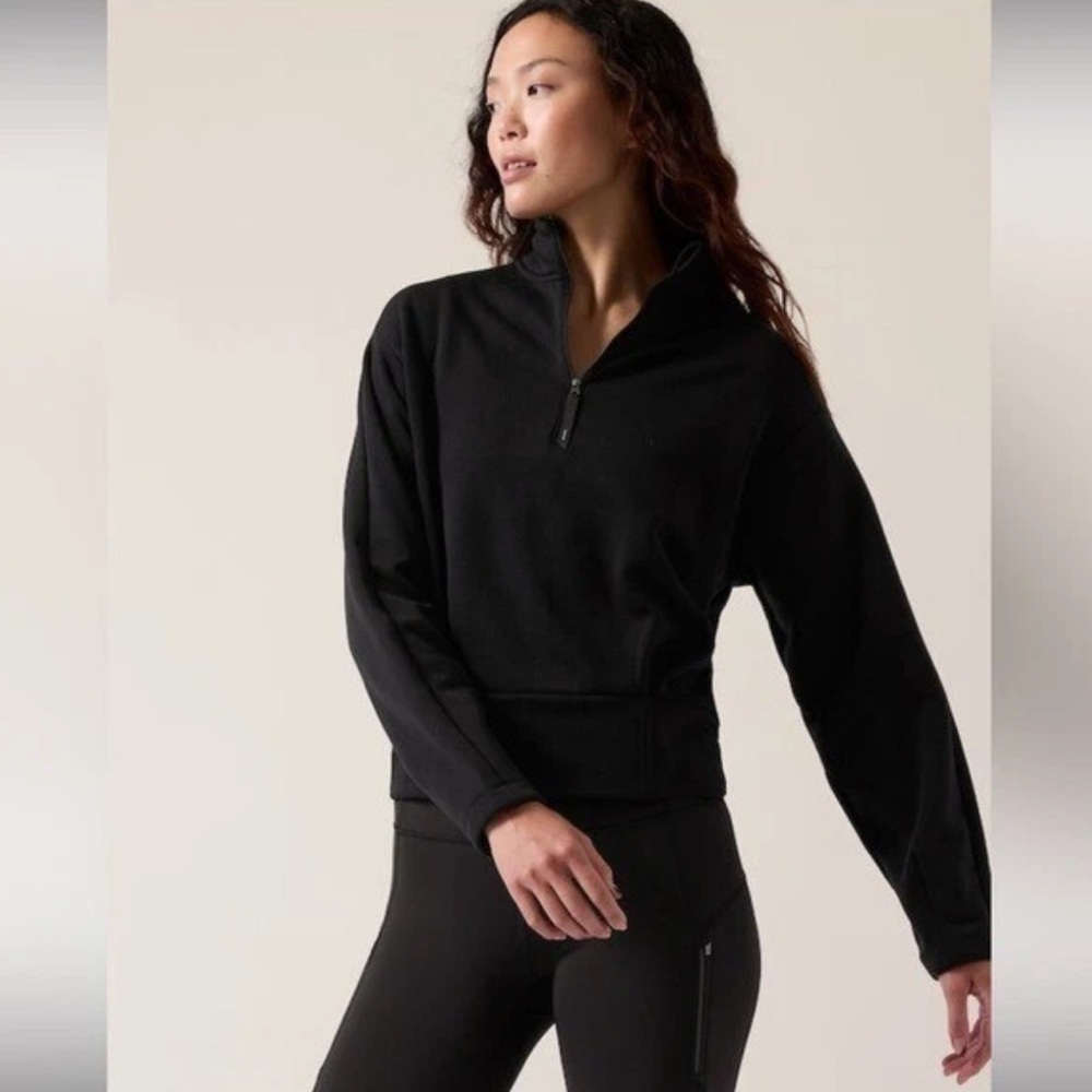 NWT Athleta ALTITUDE POLARTEC
HALF ZIP SWEATSHIRT
